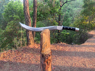 20 inch Kopis | Highly Graded Carbon Steel Blade | Handforged Survival Kopis | Tactical Machete | Balance water tempered | Ready to use